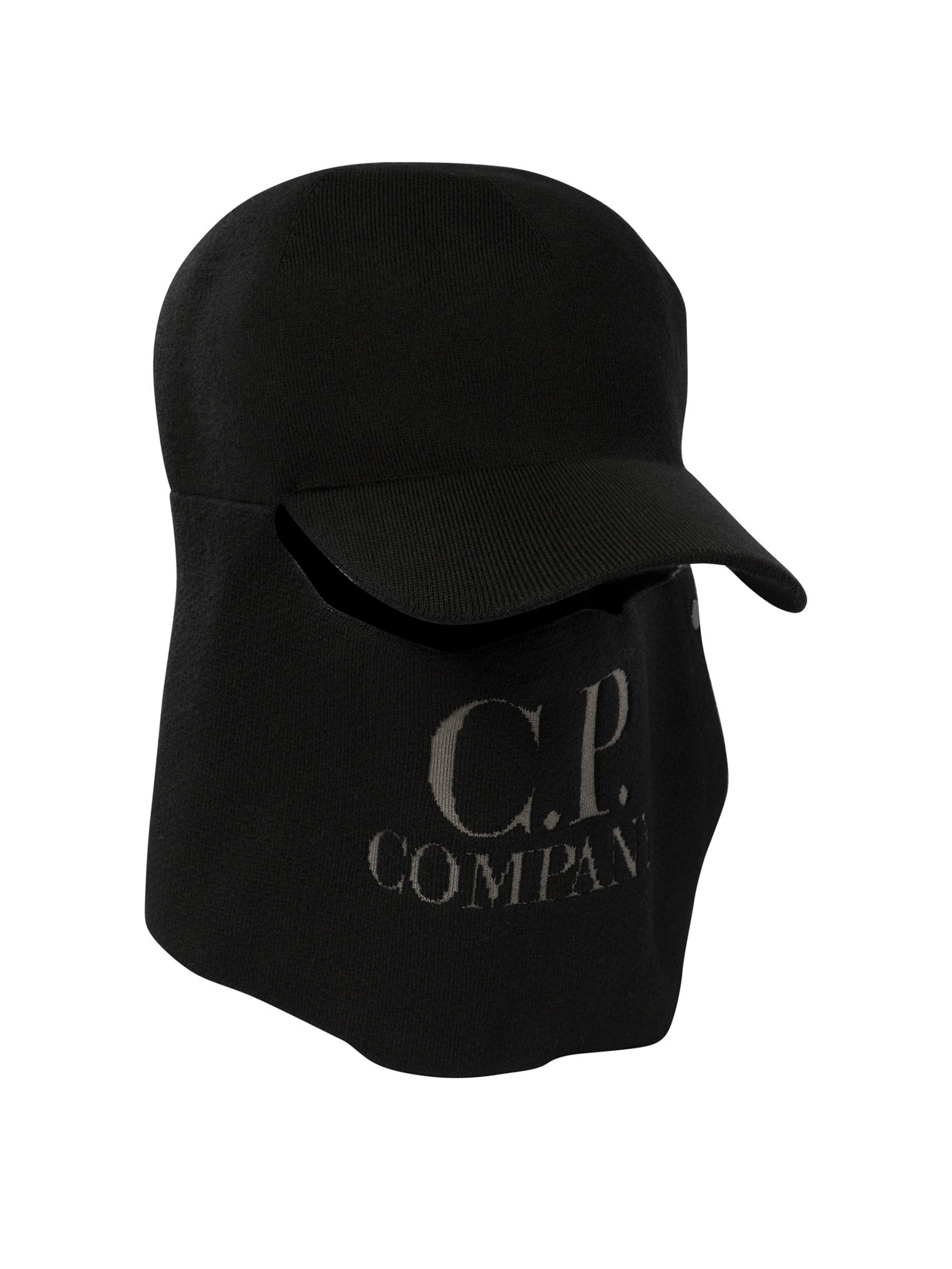 C.P. COMPANY Black   Extrafine merino wool hat